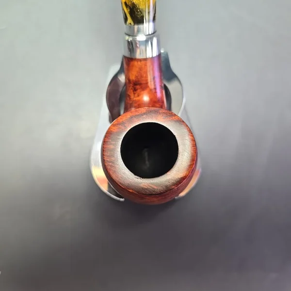 Molina Ambra 100 Smooth Bent Billiard Briar Pipe, New, 9mm - Image 6