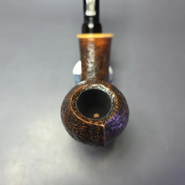 MBSD Briars Modern Masters 2 Sandblasted Blowfish w/ Boxwood Handmade Briar Pipe, New - Image 6
