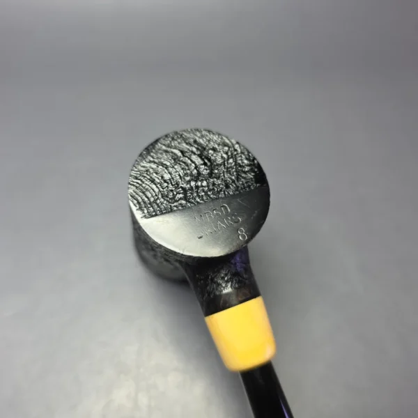 MBSD Briars "Re-Don" Sandblasted Poker w/ Boxwood, Briar Pipe, New - Image 7