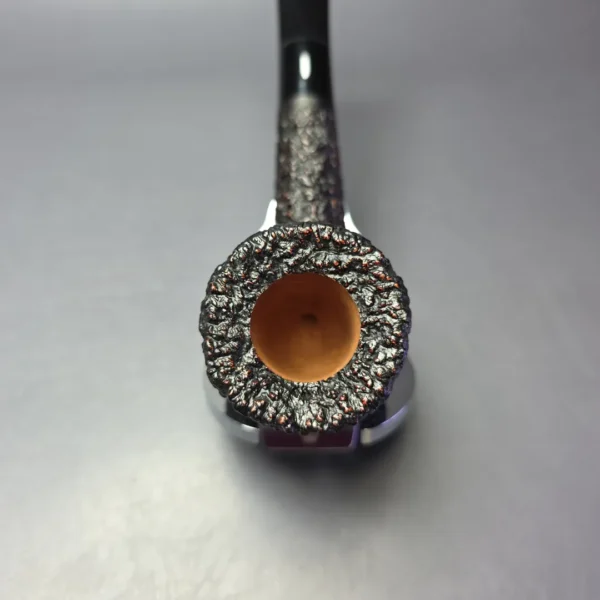 Castello Sea Rock Briar 3K Rusticated Billiard Estate Briar Pipe, Unsmoked - Image 7