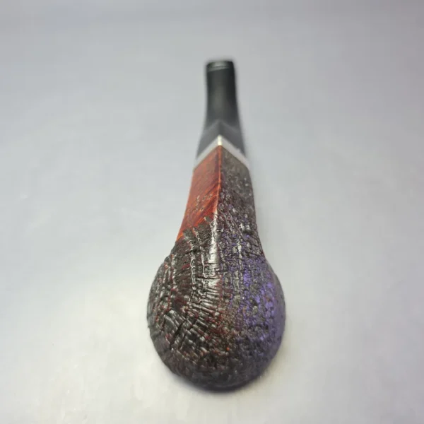 Ferndown (c. 1980s) Bark 3 Star Sandblasted Bulldog w/ Silver Estate Briar Pipe, English Estates - Image 7