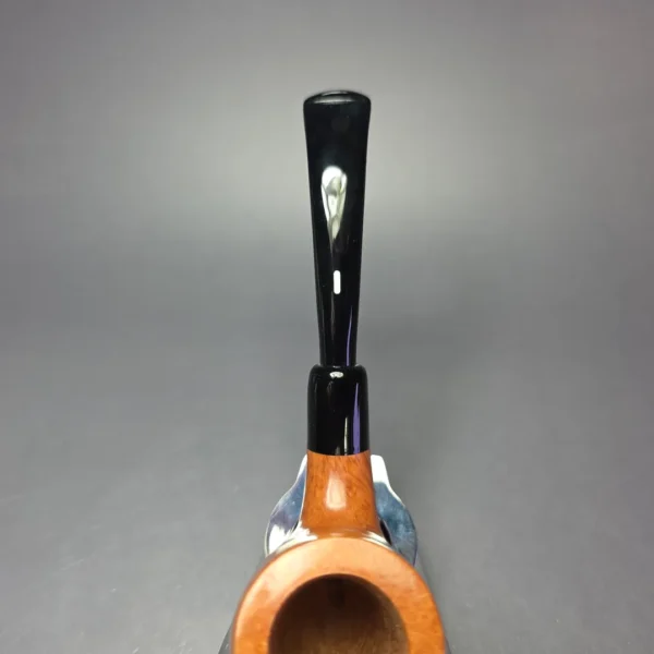 Castello Collection 4K Smooth Bent Billiard Estate Briar Pipe, Unsmoked - Image 7