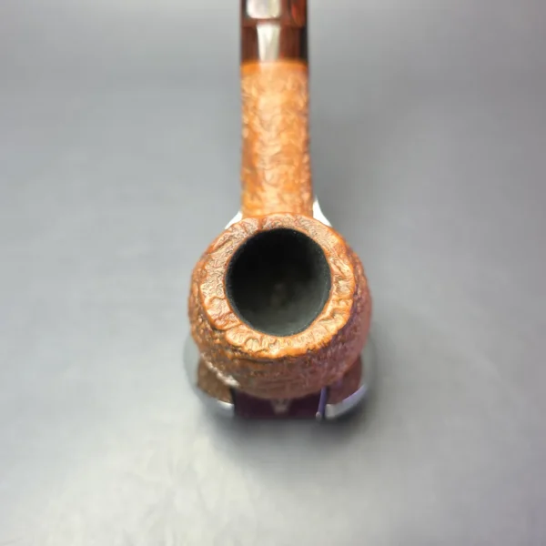 Brian Ruthenberg 2011 Natural Sandblasted Brandy Estate Briar Pipe, American Estates - Image 7