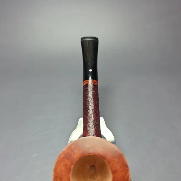 Graziano Tendi Partially Sandblasted Long Shank Pot Handmade Briar Pipe, New - Image 7