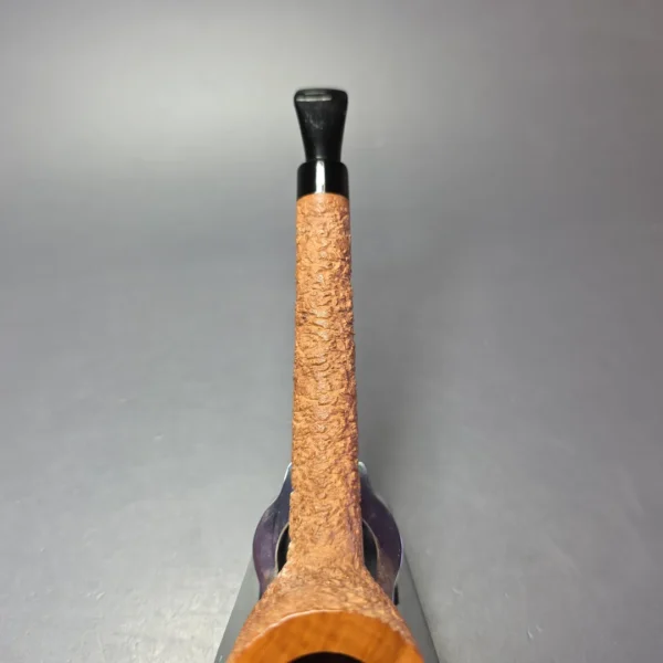 Castello Natural Vergin GG Rusticated Lovat Estate Briar Pipe, Unsmoked - Image 7