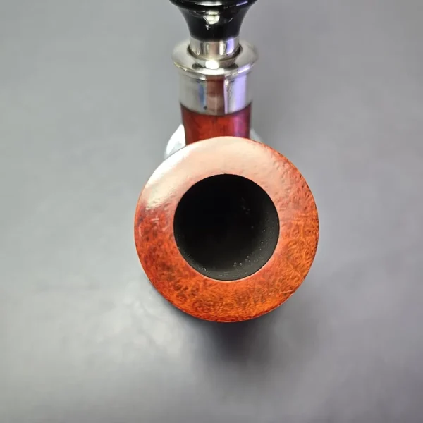 Ser Jacopo (c.1994-1997) Delecta L1 C Smooth Bent Billiard w/ Silver Estate Briar Pipe, Italian Estates - Image 7