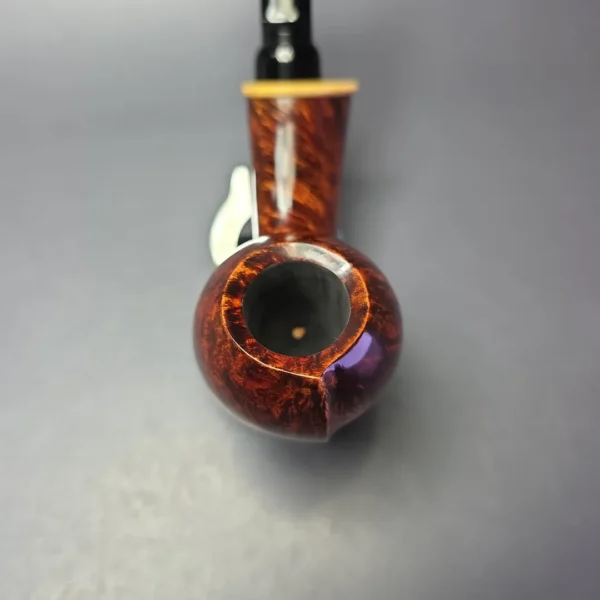 MBSD Briars Modern Masters 2 Smooth Blowfish w/ Boxwood Handmade Briar Pipe, New - Image 7