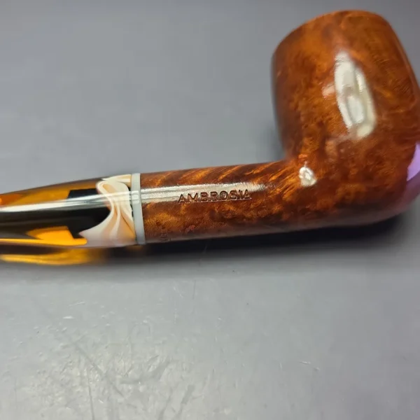 Aldo Velani Ambrosia Smooth Billiard Estate Briar Pipe, Italian Estates - Image 8