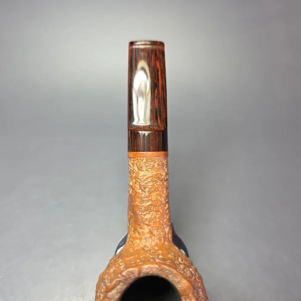 Brian Ruthenberg 2011 Natural Sandblasted Brandy Estate Briar Pipe, American Estates - Image 8