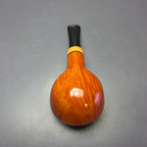 Graziano Tendi Smooth Bullcap Rhodesian w/ Boxwood Handmade Briar Pipe, New - Image 8