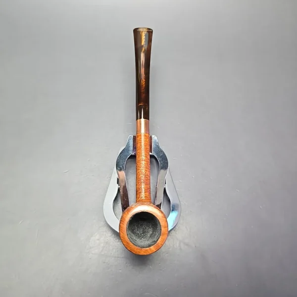 Bruno Nuttens Mini Bing B1 Partially Sandblasted Billiard w/ Copper Briar Pipe, New - Image 8