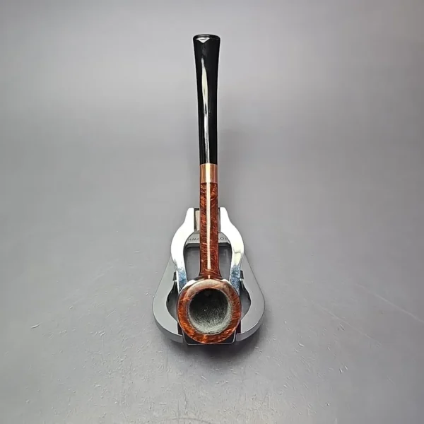 Bruno Nuttens Mini Bing B3 Smooth Billiard w/ Copper Briar Pipe, New - Image 8