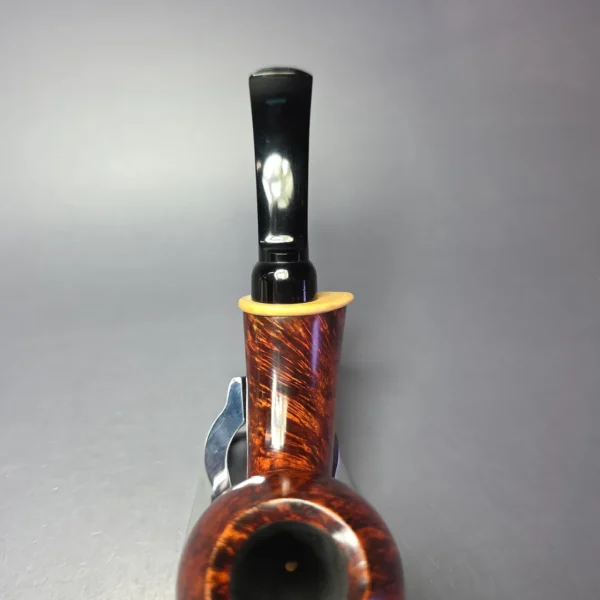 MBSD Briars Modern Masters 2 Smooth Blowfish w/ Boxwood Handmade Briar Pipe, New - Image 8