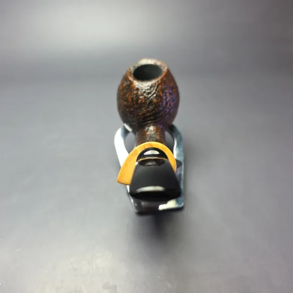 MBSD Briars Modern Masters 2 Sandblasted Blowfish w/ Boxwood Handmade Briar Pipe, New - Image 8