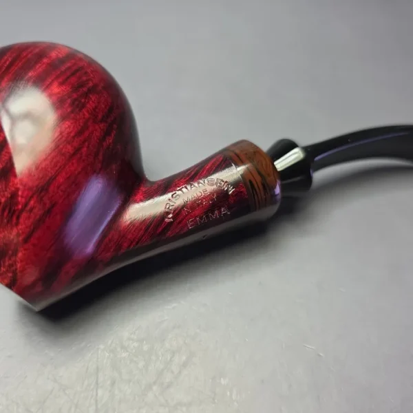 Kristiansen Emma L Smooth Ballerina Estate Briar Pipe, Unsmoked - Image 9