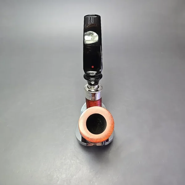 Ser Jacopo (c.1994-1997) Delecta L1 C Smooth Bent Billiard w/ Silver Estate Briar Pipe, Italian Estates - Image 9