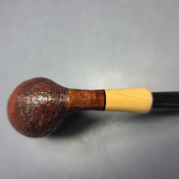 MBSD Briars Modern Masters 3 Sandblasted Tulip w/ Boxwood Handmade Briar Pipe, New - Image 9
