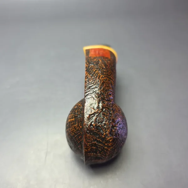 MBSD Briars Modern Masters 2 Sandblasted Blowfish w/ Boxwood Handmade Briar Pipe, New - Image 9