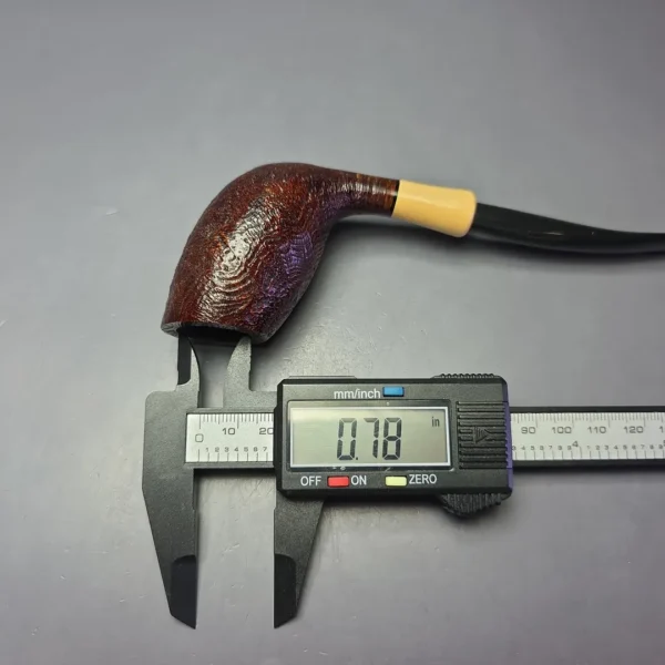 MBSD Briars Modern Masters 3 Sandblasted Tulip w/ Boxwood Handmade Briar Pipe, New - Image 10
