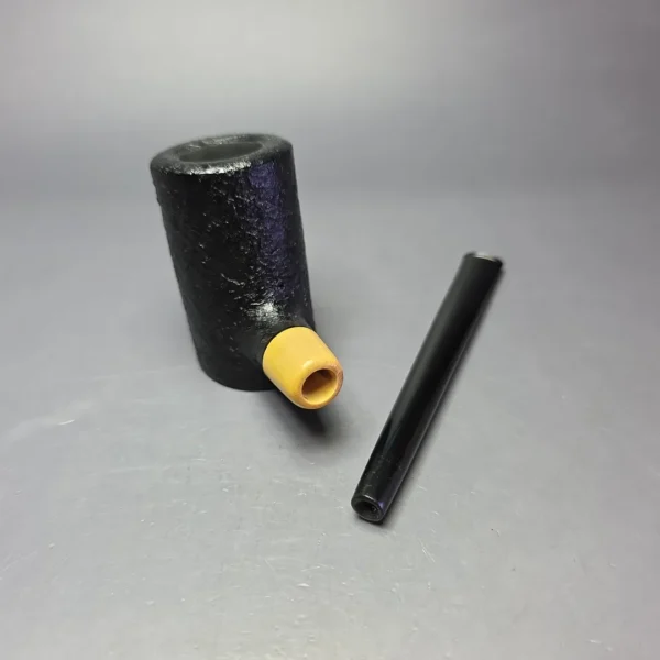 MBSD Briars "Re-Don" Sandblasted Poker w/ Boxwood, Briar Pipe, New - Image 10