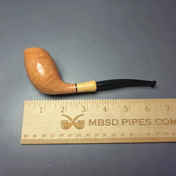 MBSD Briars Modern Masters 3 Smooth Tulip w/ Boxwood, Handmade Briar Pipe, New - Image 10