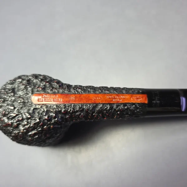 Castello Sea Rock Briar 3K Rusticated Billiard Estate Briar Pipe, Unsmoked - Image 10