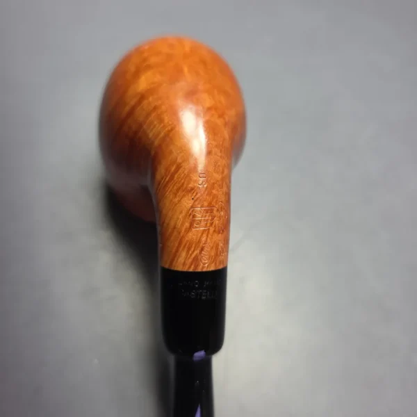 Castello Collection 4K Smooth Bent Billiard Estate Briar Pipe, Unsmoked - Image 10