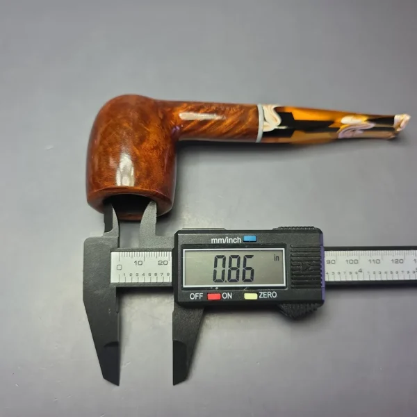 Aldo Velani Ambrosia Smooth Billiard Estate Briar Pipe, Italian Estates - Image 10
