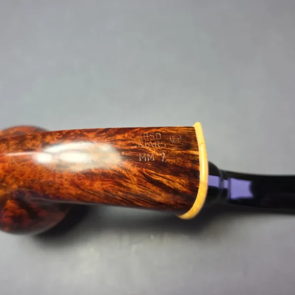 MBSD Briars Modern Masters 2 Smooth Blowfish w/ Boxwood Handmade Briar Pipe, New - Image 10
