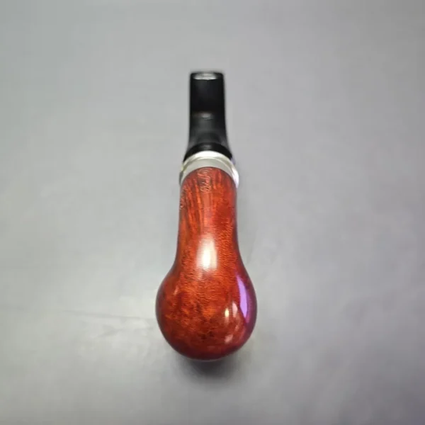 Ser Jacopo (c.1994-1997) Delecta L1 C Smooth Bent Billiard w/ Silver Estate Briar Pipe, Italian Estates - Image 10