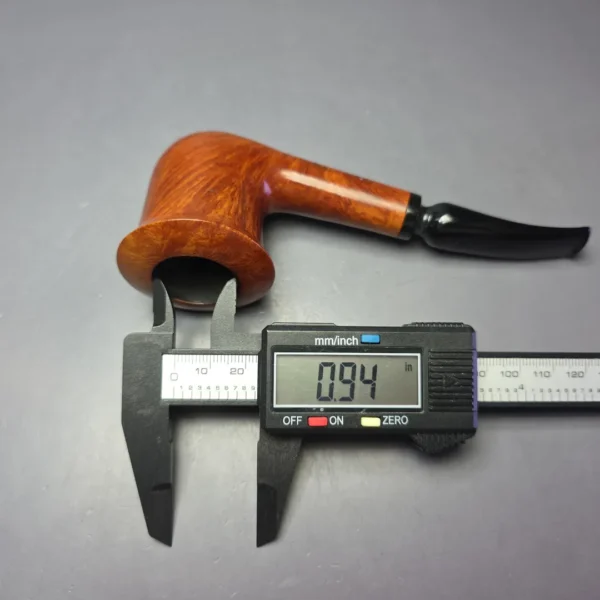 American Smoking Pipe Company Christmas 1987 Smooth Calabash Estate Briar Pipe, American Estates - Image 10
