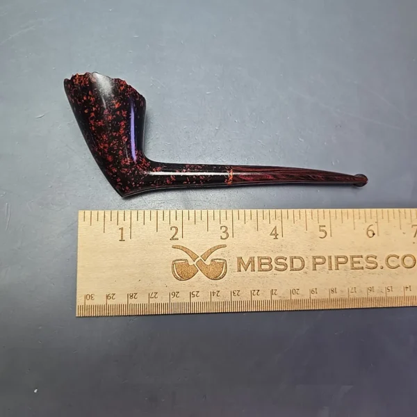 Bruno Nuttens Hand Made A Grade Smooth "Twiggy" Dublin, Briar Pipe, New - Image 10