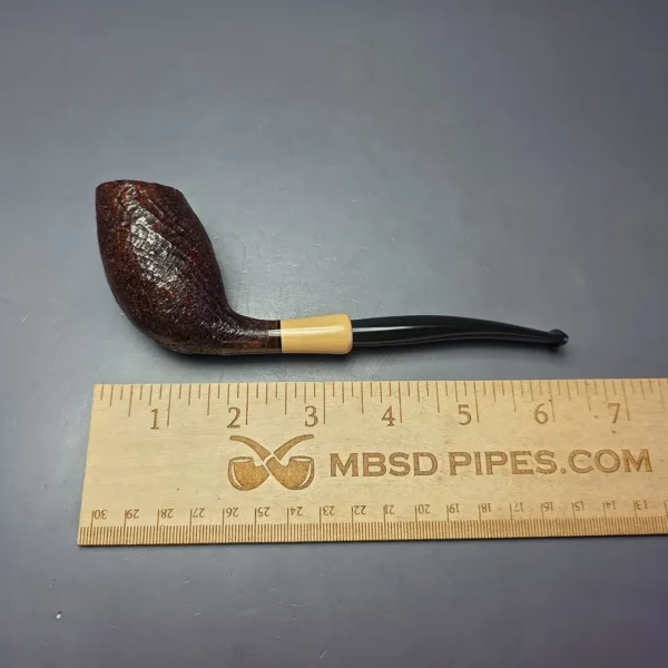 MBSD Briars Modern Masters 3 Sandblasted Tulip w/ Boxwood Handmade Briar Pipe, New - Image 10