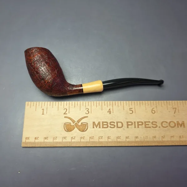 MBSD Briars Modern Masters 3 Sandblasted Tulip w/ Boxwood Handmade Briar Pipe, New - Image 10