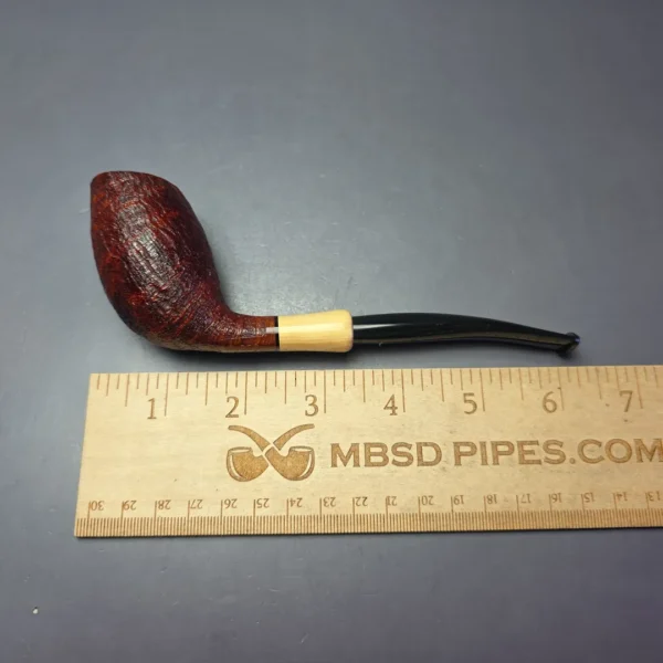 MBSD Briars Modern Masters 3 Sandblasted Tulip w/ Boxwood Handmade Briar Pipe, New - Image 10