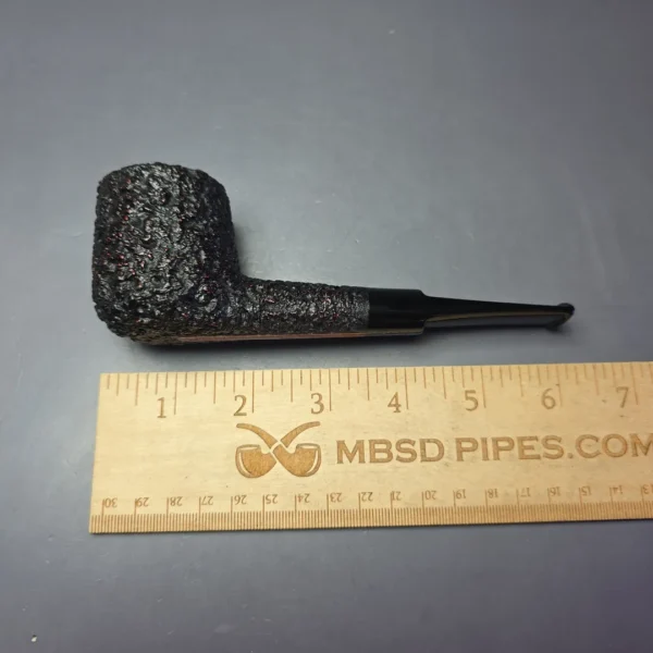 Castello Sea Rock Briar 3K Rusticated Billiard Estate Briar Pipe, Unsmoked - Image 11