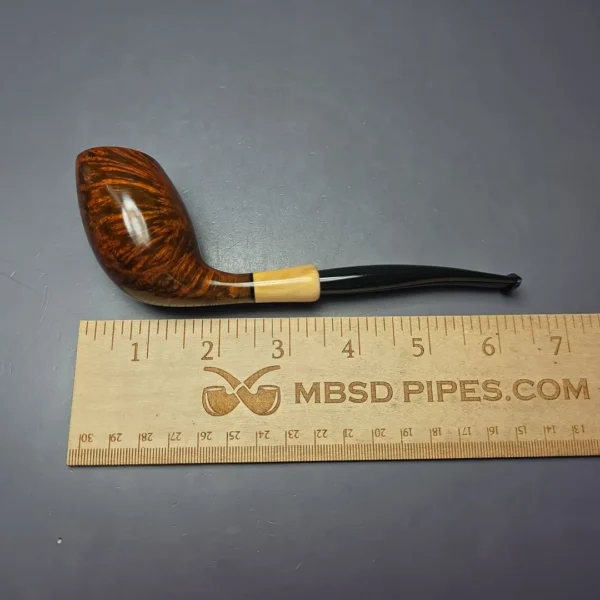 MBSD Briars Modern Masters 3 Smooth Tulip w/ Boxwood, Handmade Briar Pipe, New - Image 11