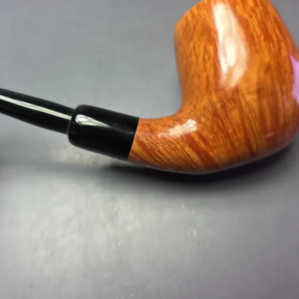 Castello Collection 4K Smooth Bent Billiard Estate Briar Pipe, Unsmoked - Image 11
