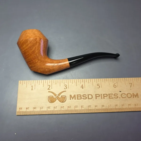 Ser Jacopo L2 Smooth Rhodesian Sitter Estate Briar Pipe, Unsmoked - Image 10