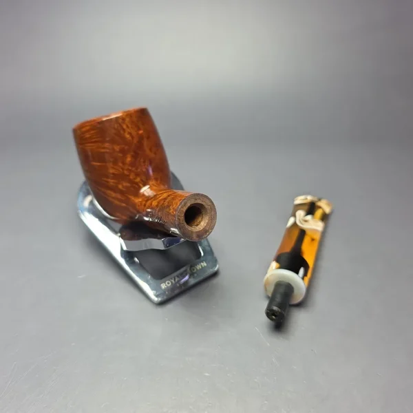 Aldo Velani Ambrosia Smooth Billiard Estate Briar Pipe, Italian Estates - Image 11