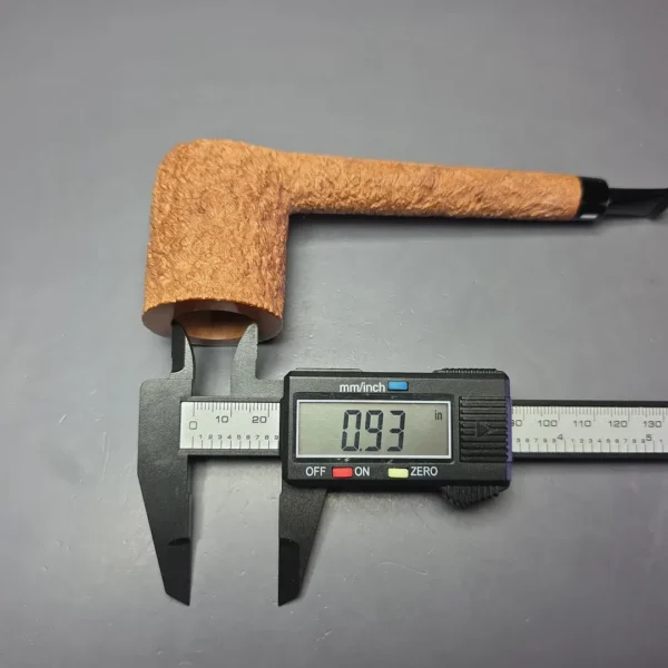 Castello Natural Vergin GG Rusticated Lovat Estate Briar Pipe, Unsmoked - Image 11