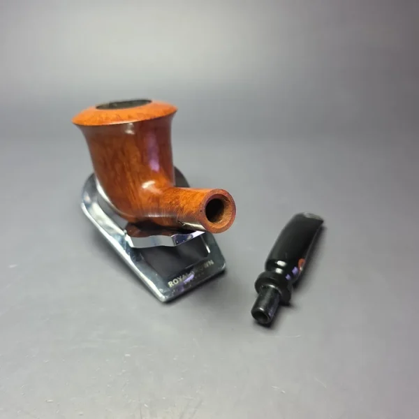 American Smoking Pipe Company Christmas 1987 Smooth Calabash Estate Briar Pipe, American Estates - Image 11