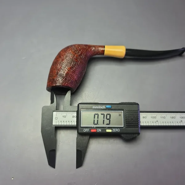 MBSD Briars Modern Masters 3 Sandblasted Tulip w/ Boxwood Handmade Briar Pipe, New - Image 11