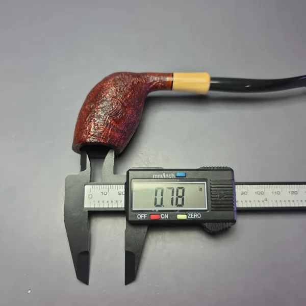 MBSD Briars Modern Masters 3 Sandblasted Tulip w/ Boxwood Handmade Briar Pipe, New - Image 11