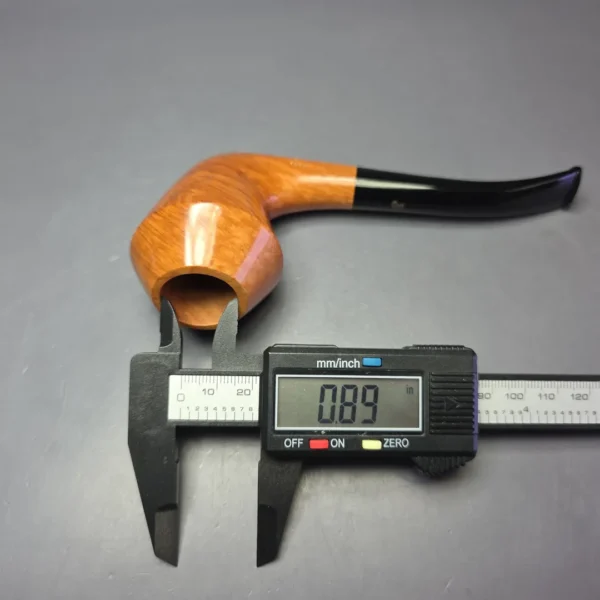 Ser Jacopo L2 Smooth Rhodesian Sitter Estate Briar Pipe, Unsmoked - Image 11