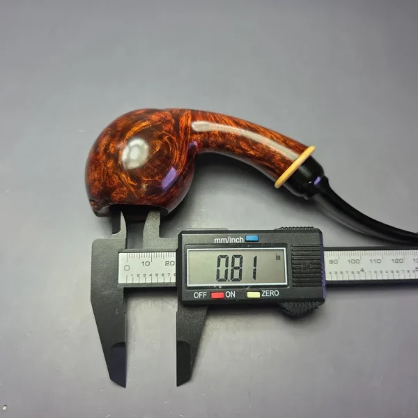 MBSD Briars Modern Masters 2 Smooth Blowfish w/ Boxwood Handmade Briar Pipe, New - Image 12
