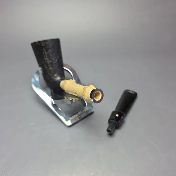 Graziano Tendi Sandblasted Nefertiti Dublin w/ Bamboo Handmade Briar Pipe, New - Image 12