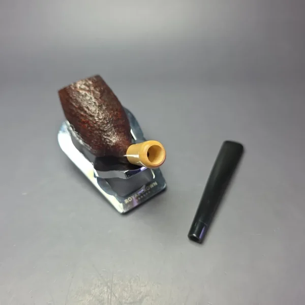 MBSD Briars Modern Masters 3 Sandblasted Tulip w/ Boxwood Handmade Briar Pipe, New - Image 12
