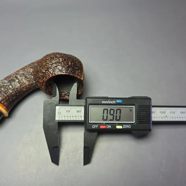 MBSD Briars Modern Masters 2 (K) Sandblasted Blowfish w/ Boxwood Handmade Briar Pipe, New - Image 12