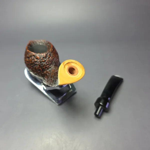 MBSD Briars Modern Masters 2 (K) Sandblasted Blowfish w/ Boxwood Handmade Briar Pipe, New - Image 13